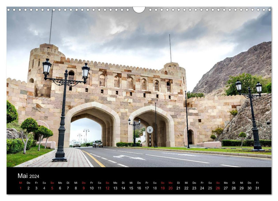 Oman - Pearl of the Arabian Peninsula (CALVENDO wall calendar 2024) 