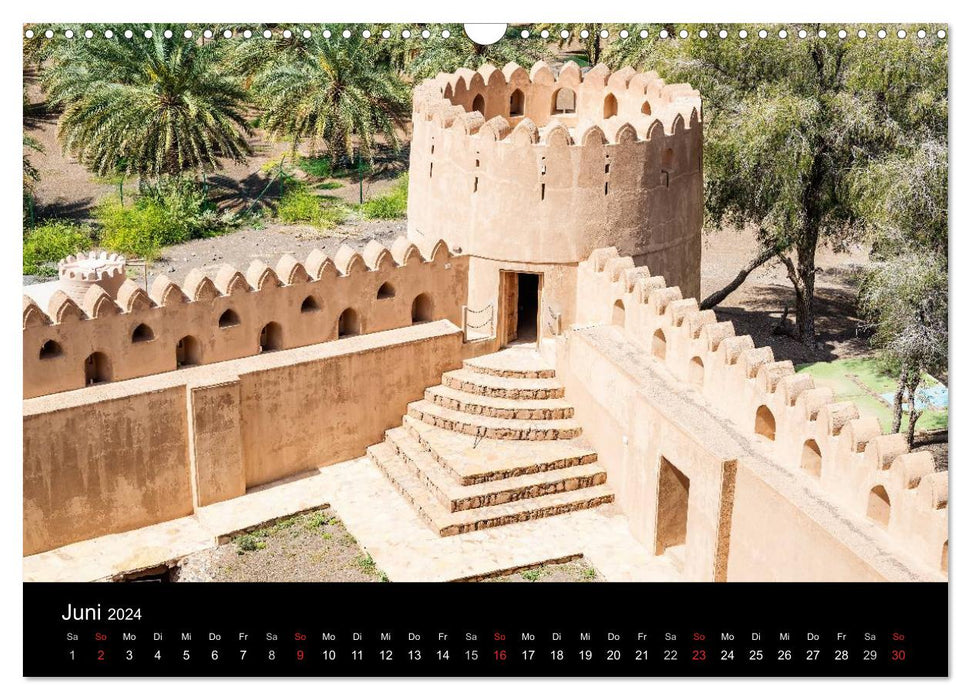 Oman - Pearl of the Arabian Peninsula (CALVENDO wall calendar 2024) 