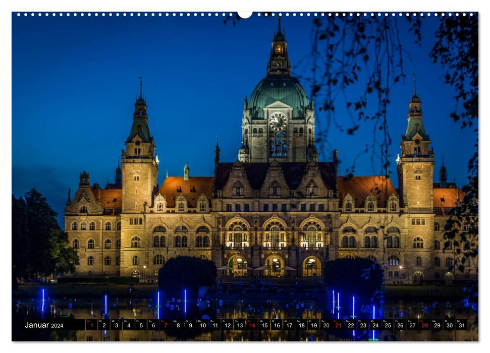 Hanover at its most beautiful (CALVENDO wall calendar 2024) 