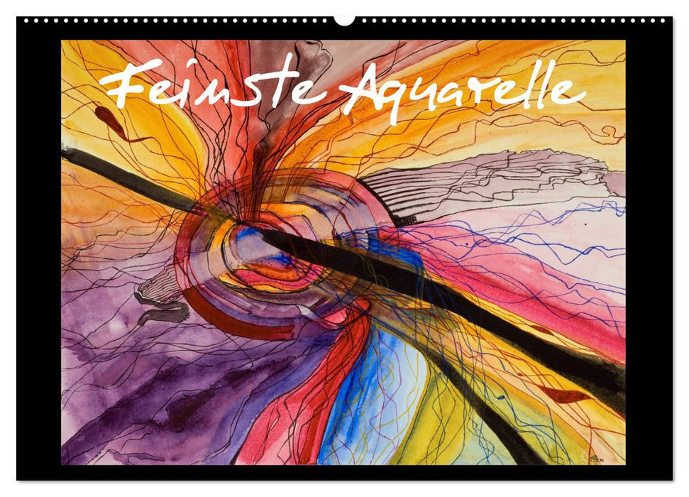 Feinste Aquarelle (CALVENDO Wandkalender 2024)