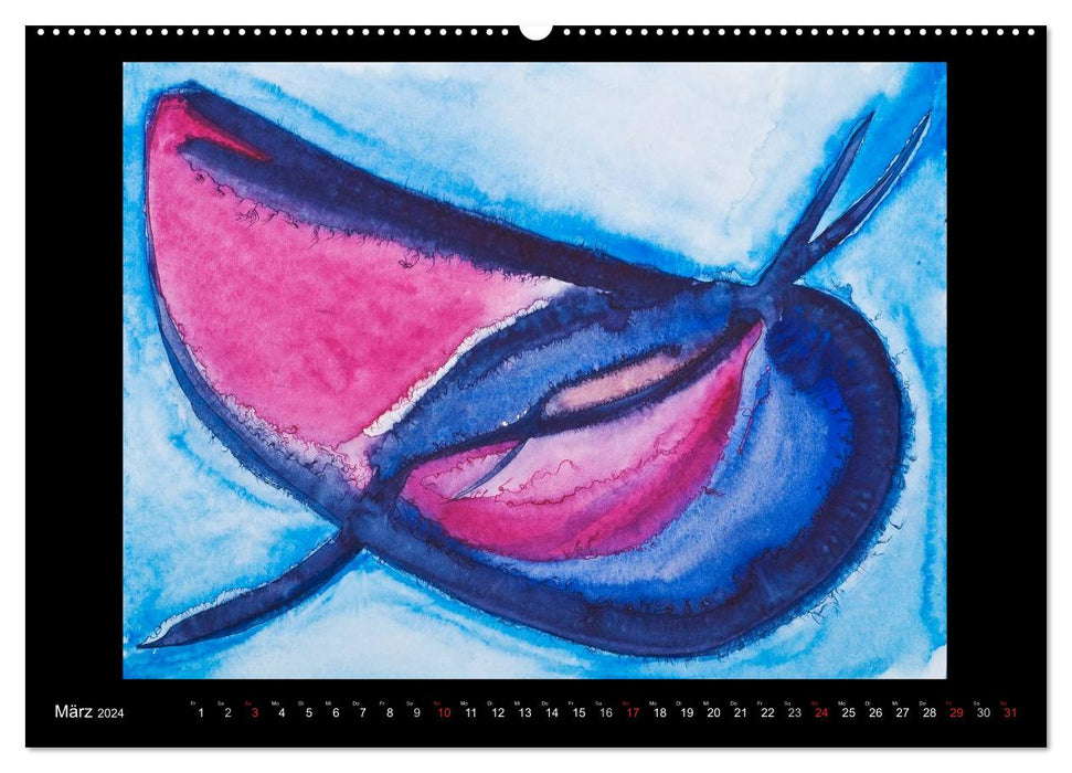 Finest watercolors (CALVENDO wall calendar 2024) 