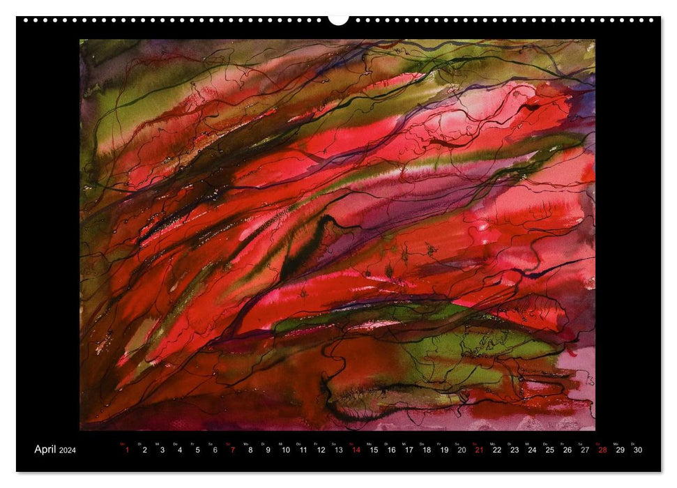Finest watercolors (CALVENDO wall calendar 2024) 