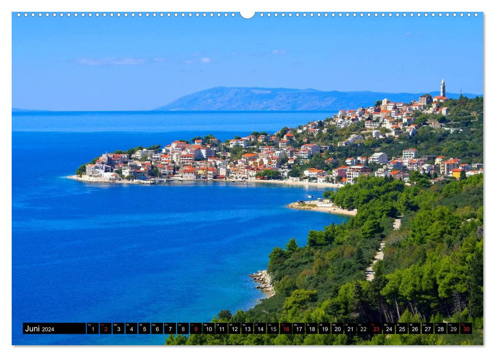 Makarska Riviera - Picturesque holiday resorts in Dalmatia (CALVENDO Premium Wall Calendar 2024) 