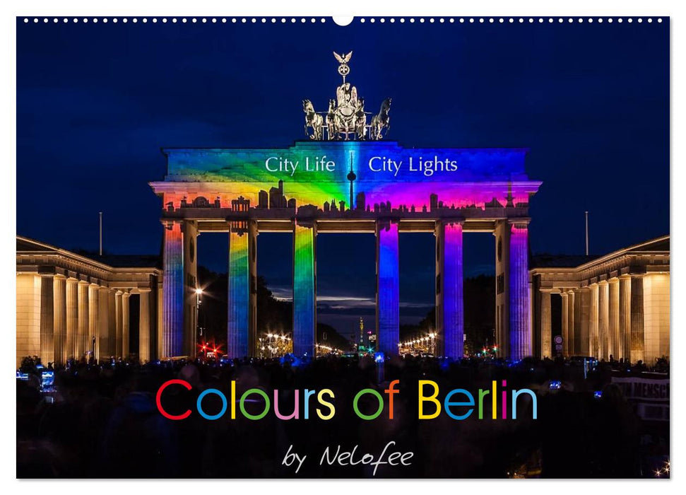 Colours of Berlin (CALVENDO Wandkalender 2024)