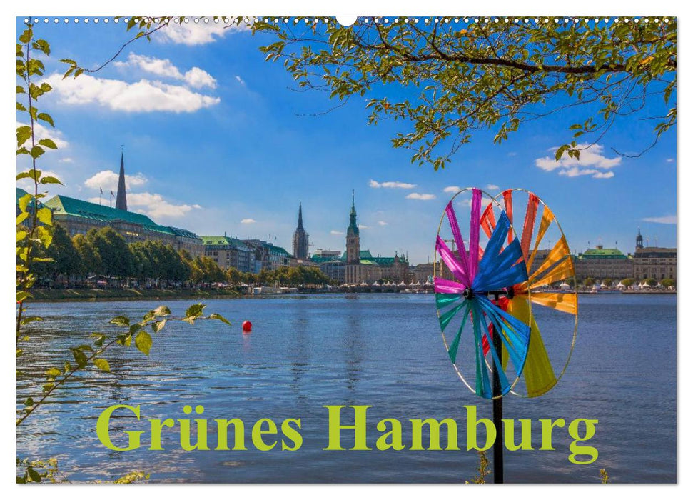 Grünes Hamburg (CALVENDO Wandkalender 2024)