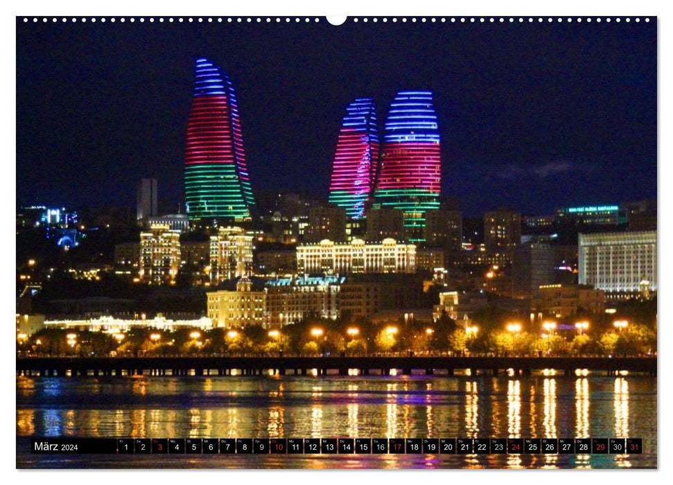 Fascination Azerbaïdjan (Calvendo Premium Calendrier mural 2024) 