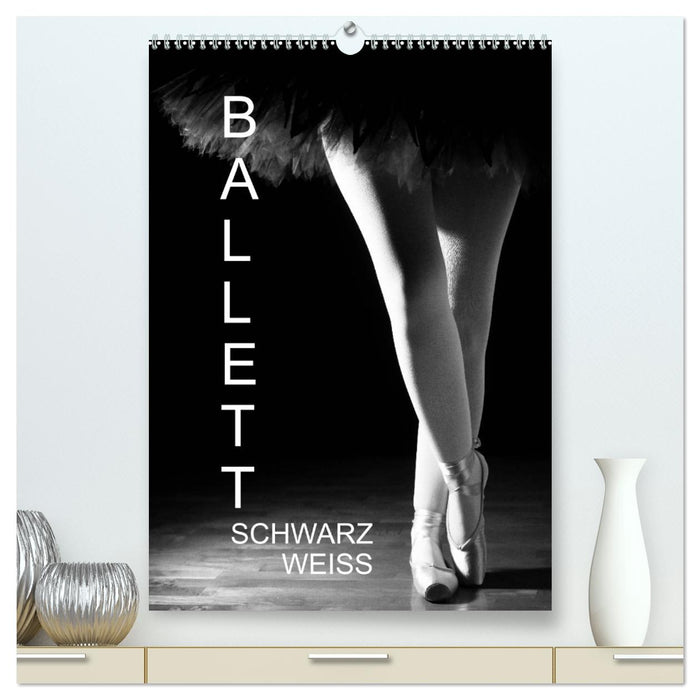 Ballett Schwarzweiss (CALVENDO Premium Wandkalender 2024)