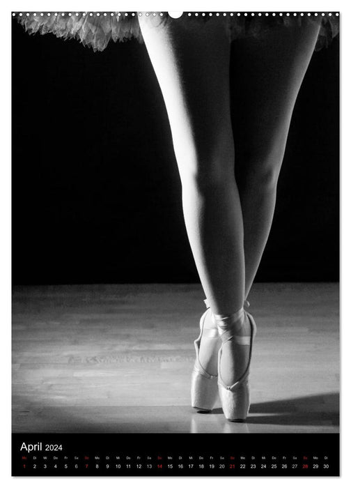 Ballet noir et blanc (Calvendo Premium Wall Calendar 2024) 