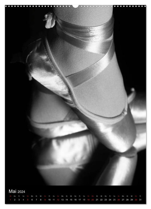 Ballet noir et blanc (Calvendo Premium Wall Calendar 2024) 