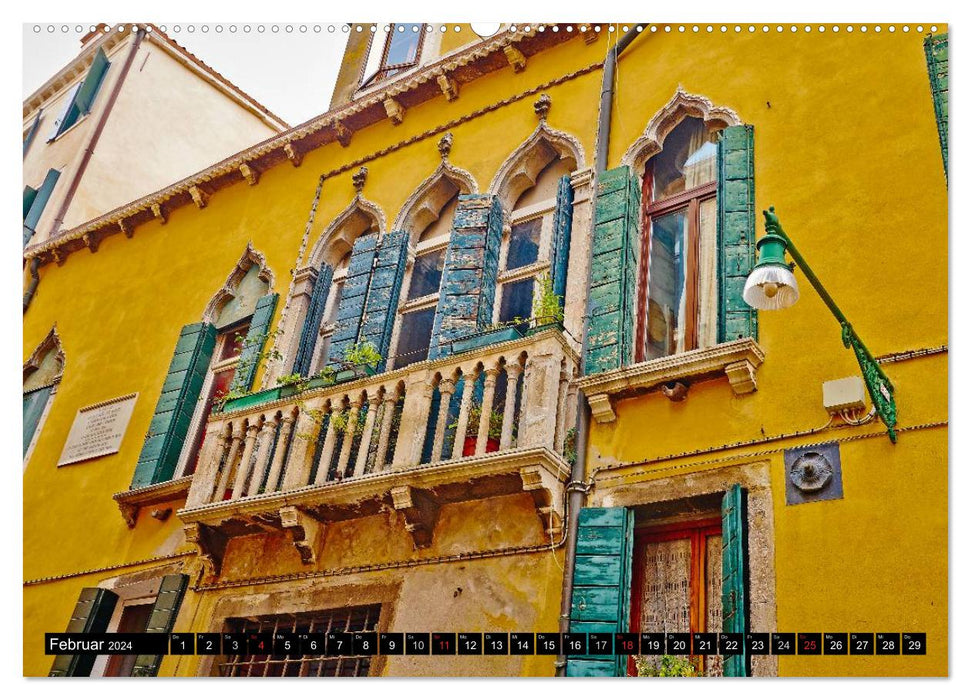 Besuch in Venedig (CALVENDO Premium Wandkalender 2024)
