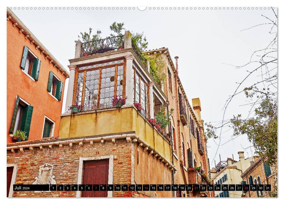 Visite à Venise (Calvendo Premium Wall Calendar 2024) 