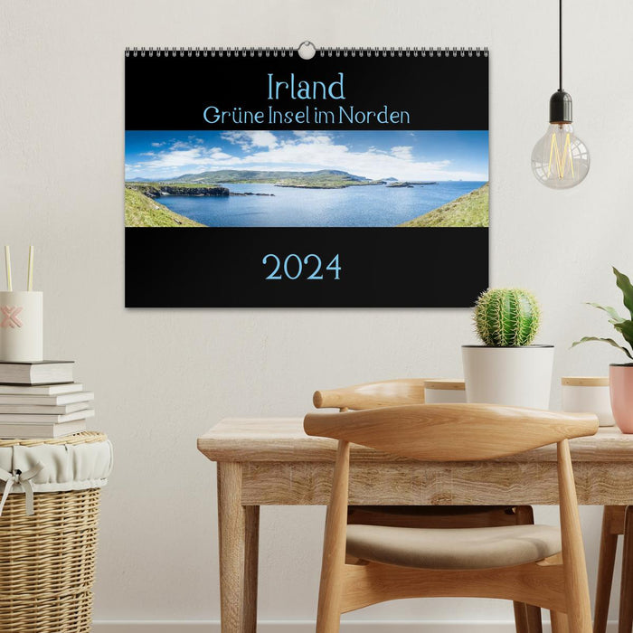 Ireland - Green Island in the North (CALVENDO Wall Calendar 2024) 