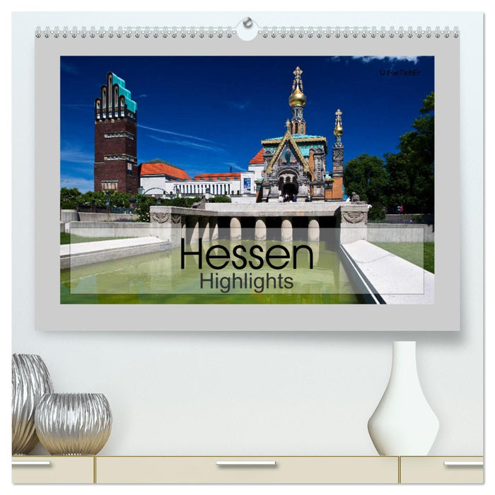 Hessen Highlights (CALVENDO Premium Wandkalender 2024)