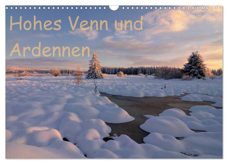 Hohes Venn und Ardennen (CALVENDO Wandkalender 2024)