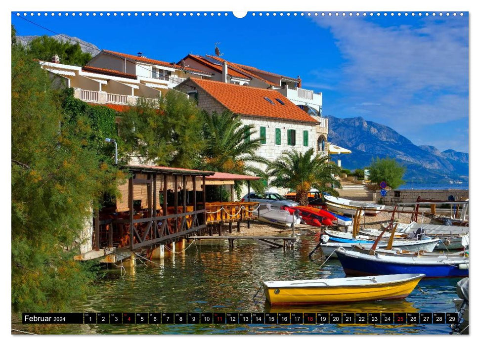 Makarska Riviera - Malerische Urlaubsorte in Dalmatien (CALVENDO Wandkalender 2024)