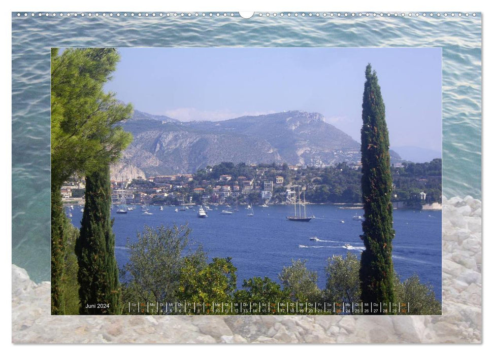 Nizza, Côte d'Azur (CALVENDO Premium Wandkalender 2024)