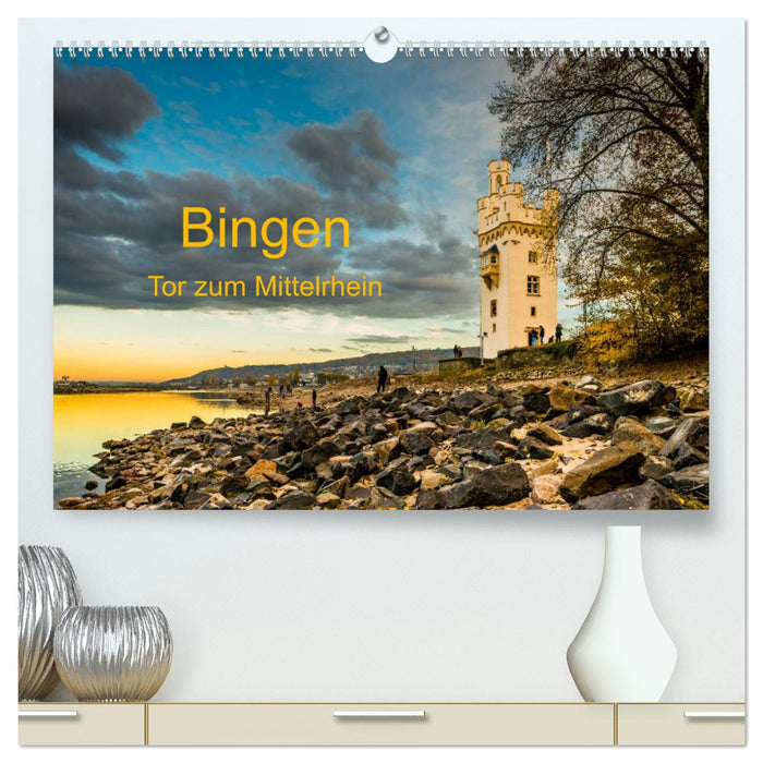 Bingen – Porte du Rhin moyen (Calvendo Premium Wall Calendar 2024) 