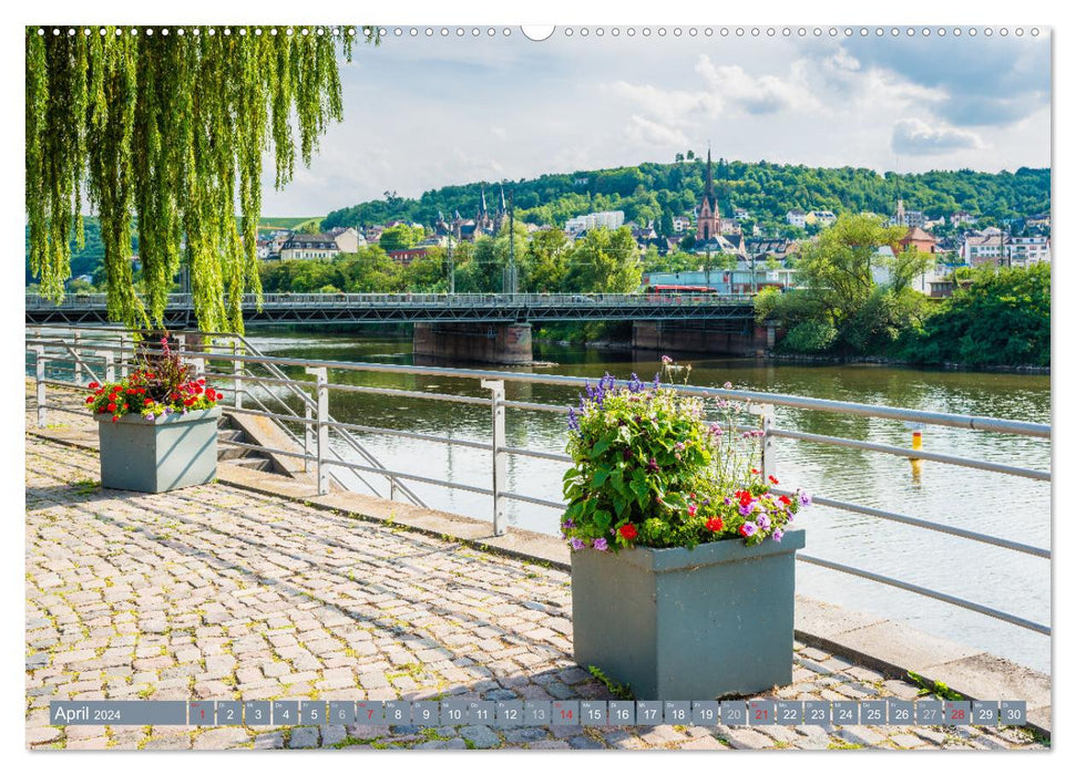 Bingen – Porte du Rhin moyen (Calvendo Premium Wall Calendar 2024) 