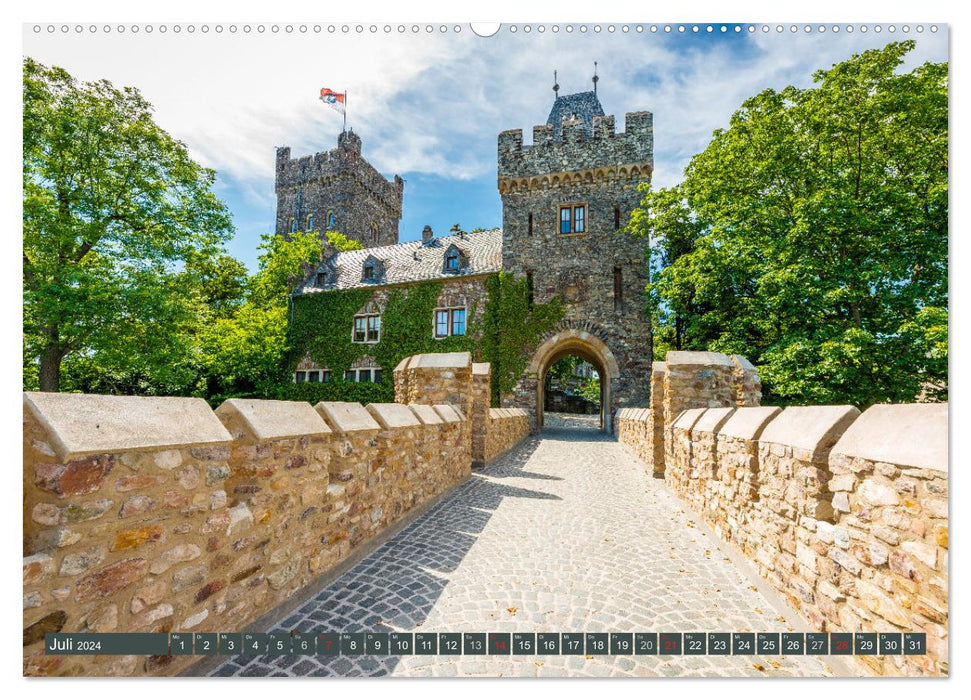 Bingen - Gate to the Middle Rhine (CALVENDO Premium Wall Calendar 2024) 