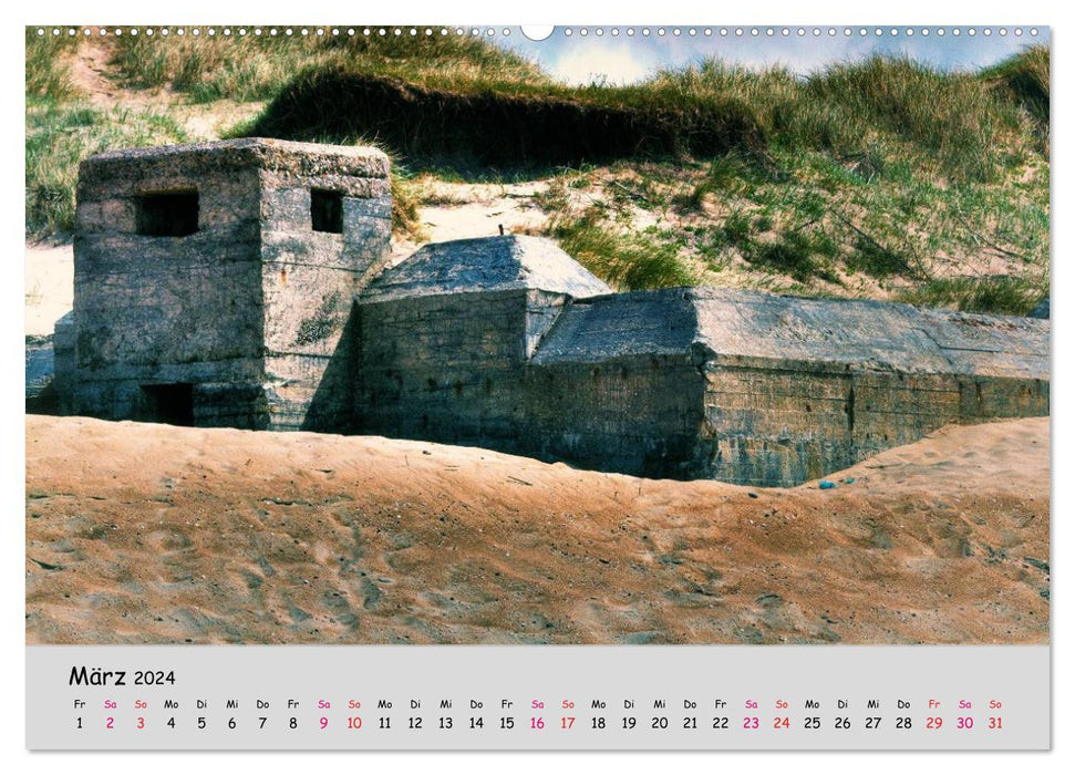 Bunker Zeitzeugen der Geschichte (CALVENDO Wandkalender 2024)