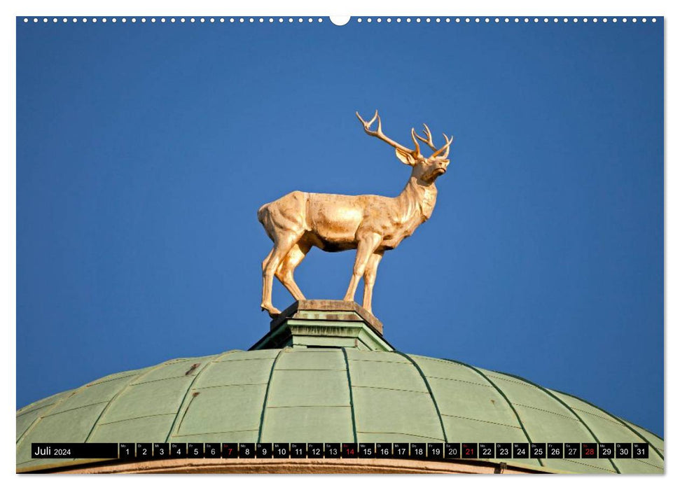 State capital Stuttgart (CALVENDO Premium Wall Calendar 2024) 
