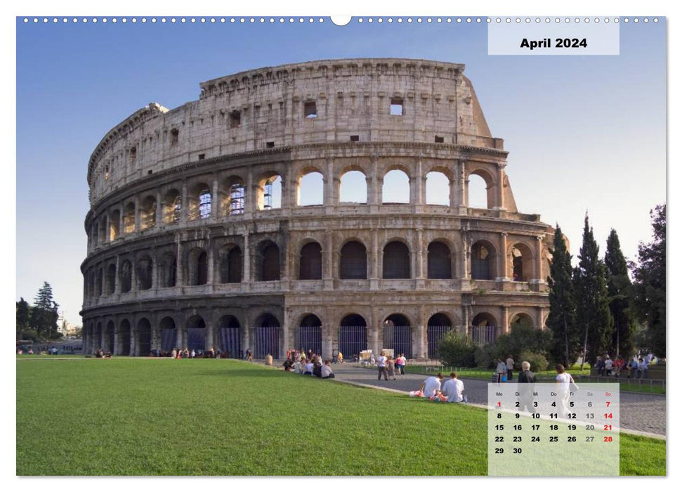 Rome, viewpoints of the eternal city. (CALVENDO Premium Wall Calendar 2024) 