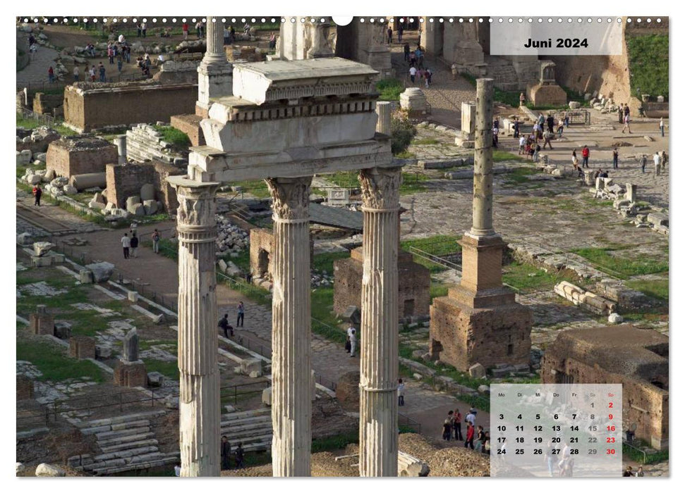 Rome, viewpoints of the eternal city. (CALVENDO Premium Wall Calendar 2024) 