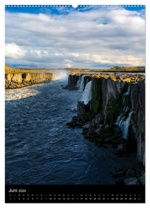 Island - Wundervolle Landschaften (CALVENDO Premium Wandkalender 2024)