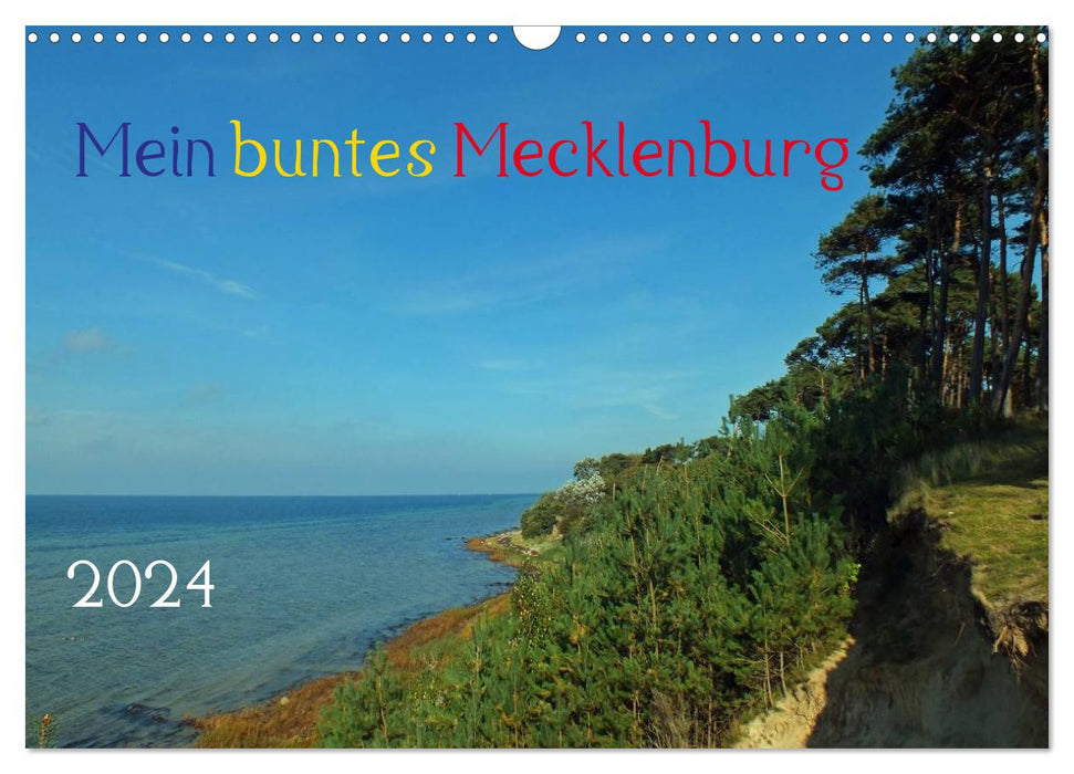 My colorful Mecklenburg (CALVENDO wall calendar 2024) 