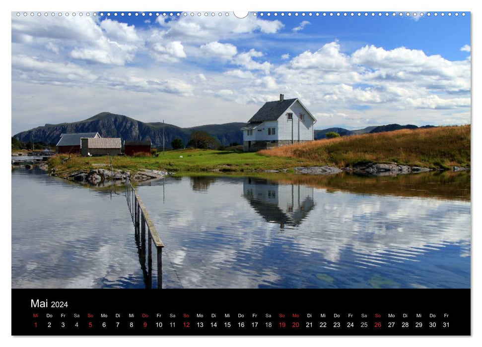 Norwegens Fjorde, Berge und mehr (CALVENDO Premium Wandkalender 2024)