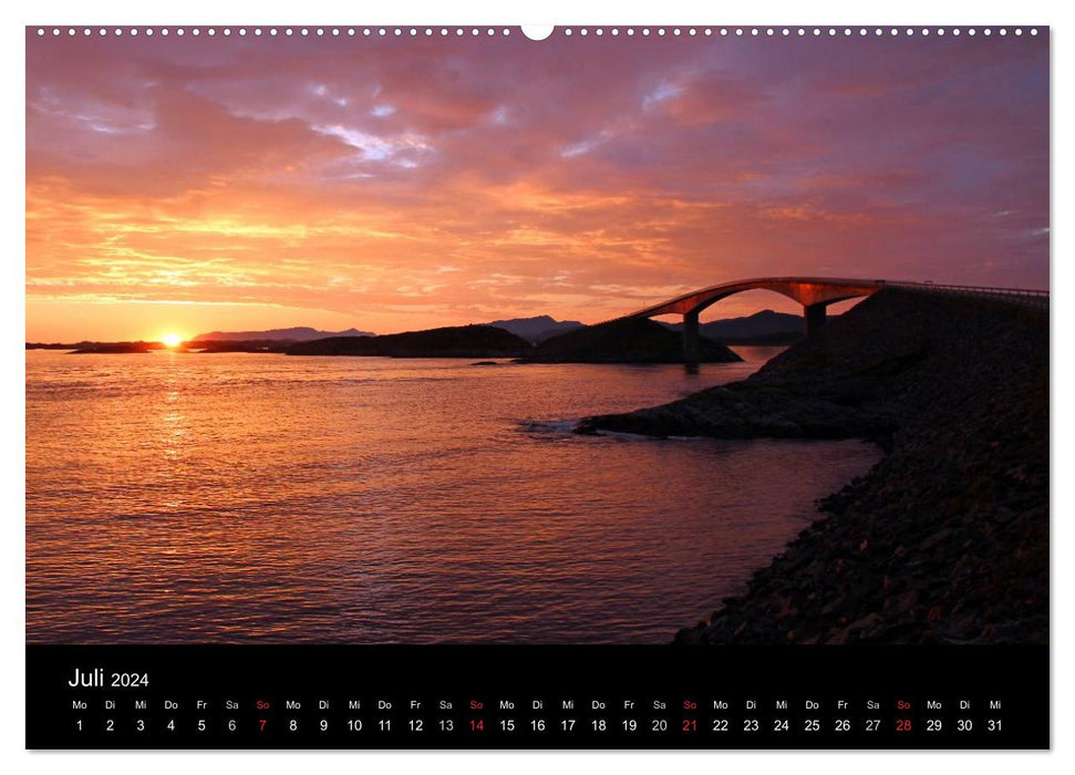 Norway's fjords, mountains and more (CALVENDO Premium Wall Calendar 2024) 