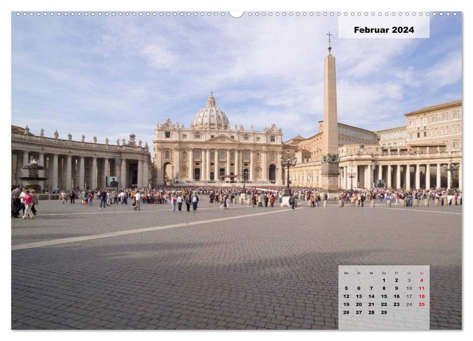 Rome, viewpoints of the eternal city. (CALVENDO wall calendar 2024) 