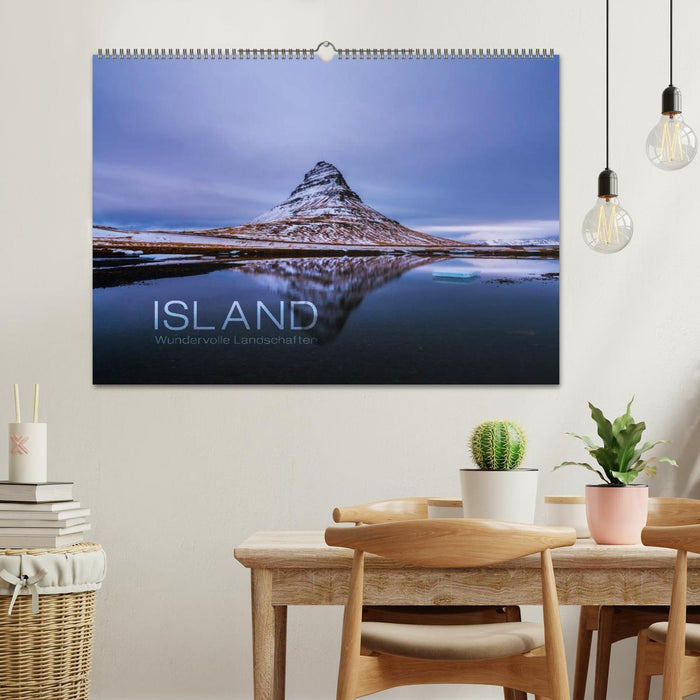 Island - Wundervolle Landschaften (CALVENDO Wandkalender 2024)