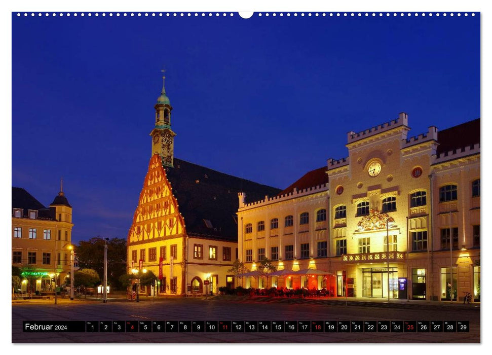 Zwickau - Stadt an der Mulde (CALVENDO Wandkalender 2024)