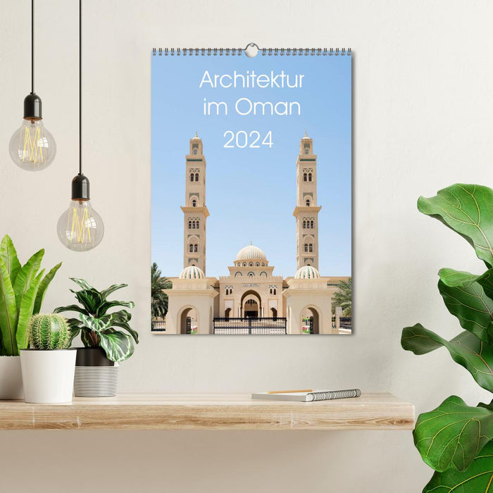 Architektur im Oman (CALVENDO Wandkalender 2024)