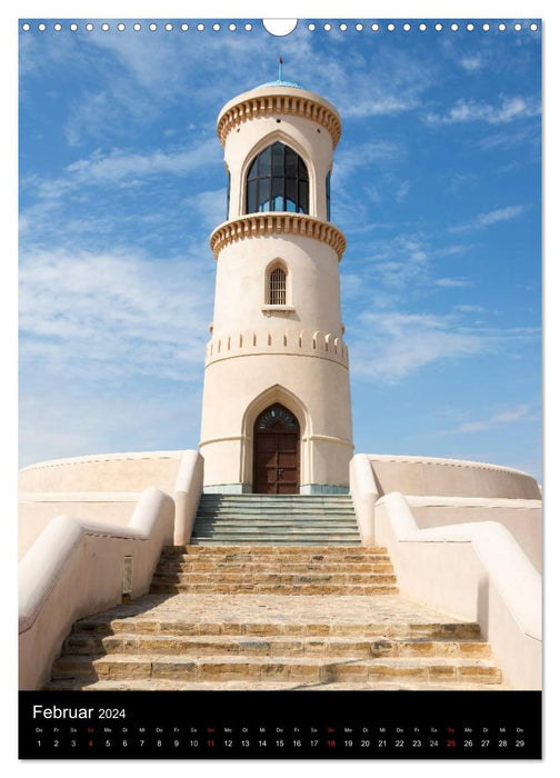 Architektur im Oman (CALVENDO Wandkalender 2024)