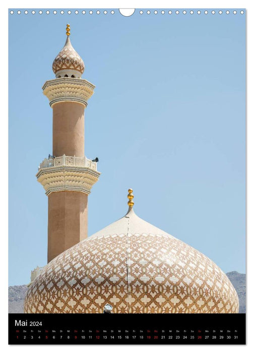 Architektur im Oman (CALVENDO Wandkalender 2024)