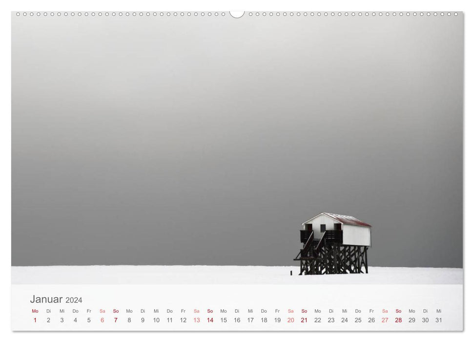 St. Peter-Ording through the seasons (CALVENDO Premium Wall Calendar 2024) 