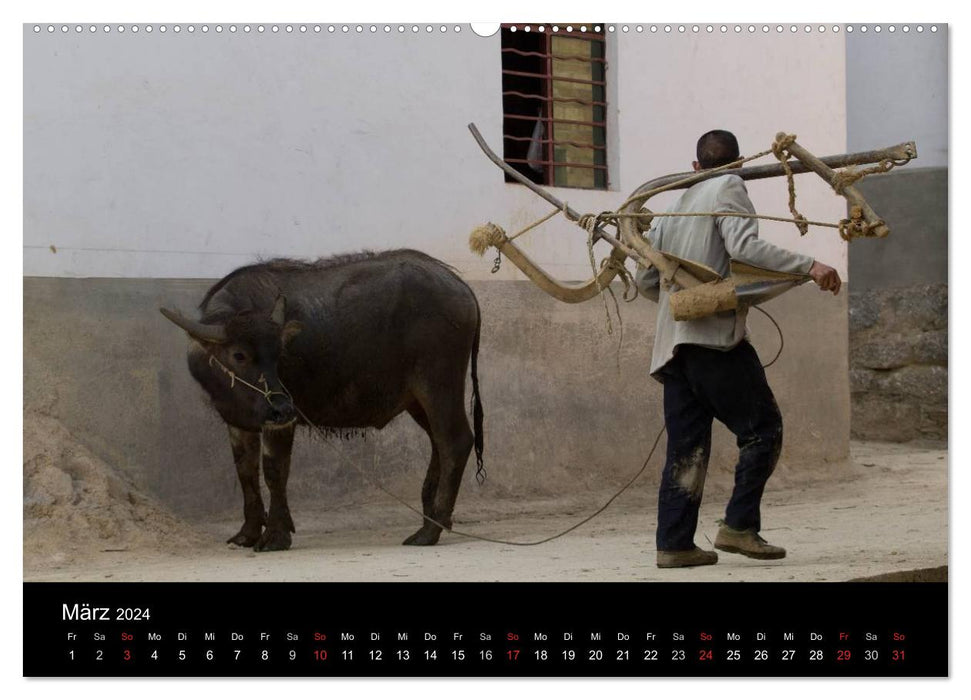 Yunnan - travel impressions (CALVENDO Premium Wall Calendar 2024) 