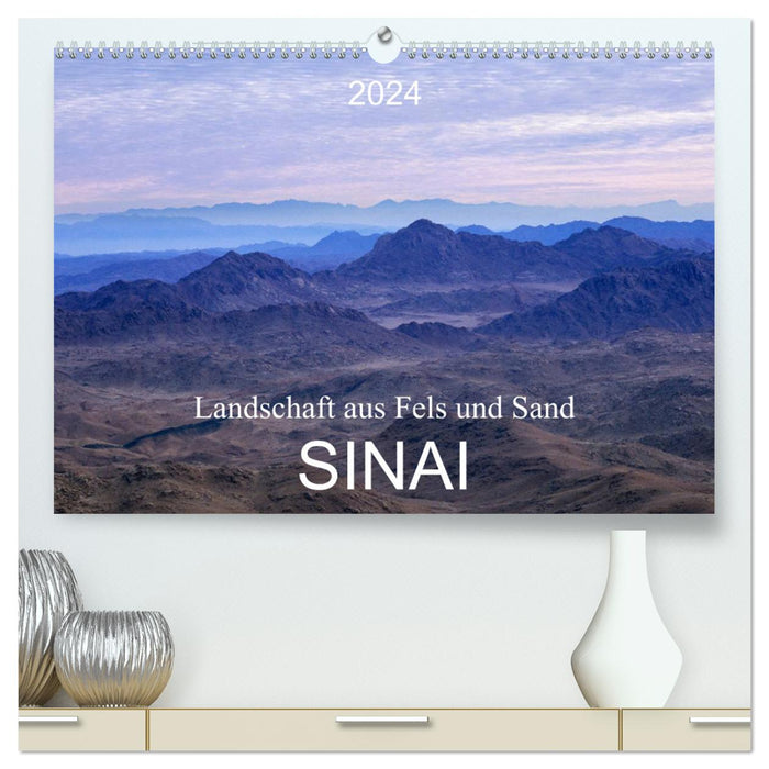 Sinai - landscape of rock and sand (CALVENDO Premium Wall Calendar 2024) 