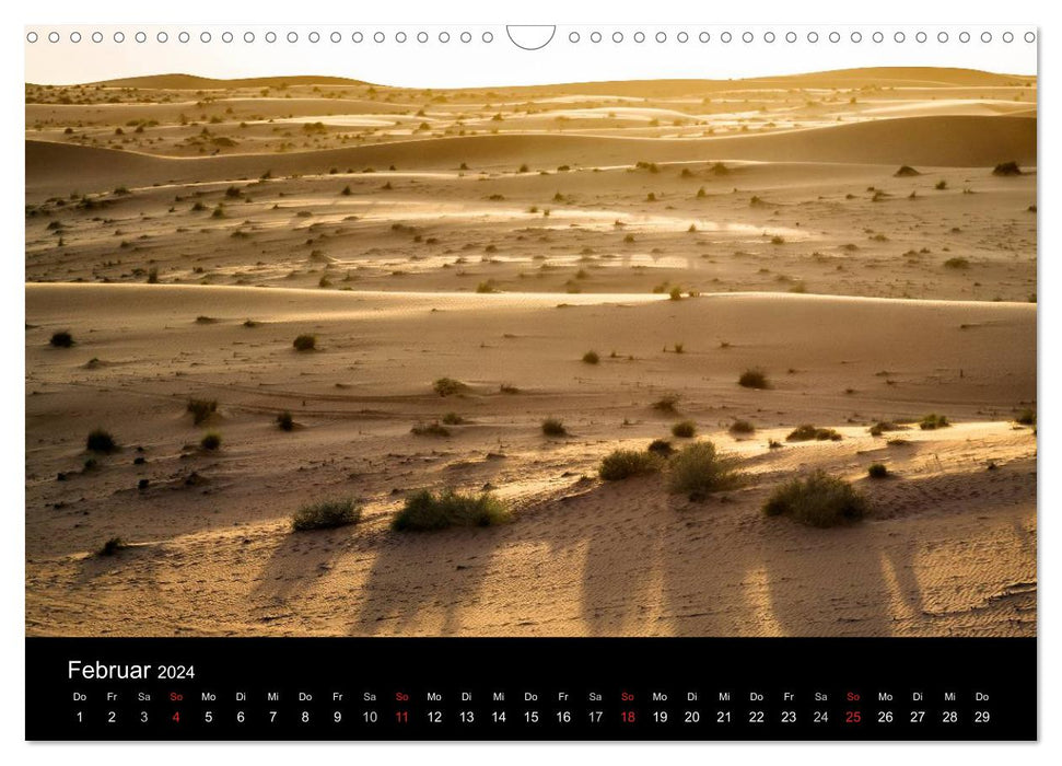 Oman - Die Wüste Wahiba (CALVENDO Wandkalender 2024)