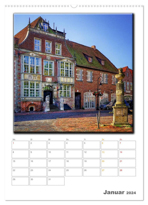 Jever - the North Sea on the doorstep (CALVENDO Premium Wall Calendar 2024)