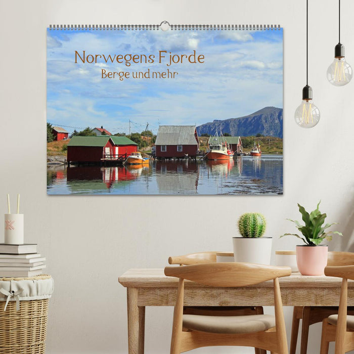 Norwegens Fjorde, Berge und mehr (CALVENDO Wandkalender 2024)