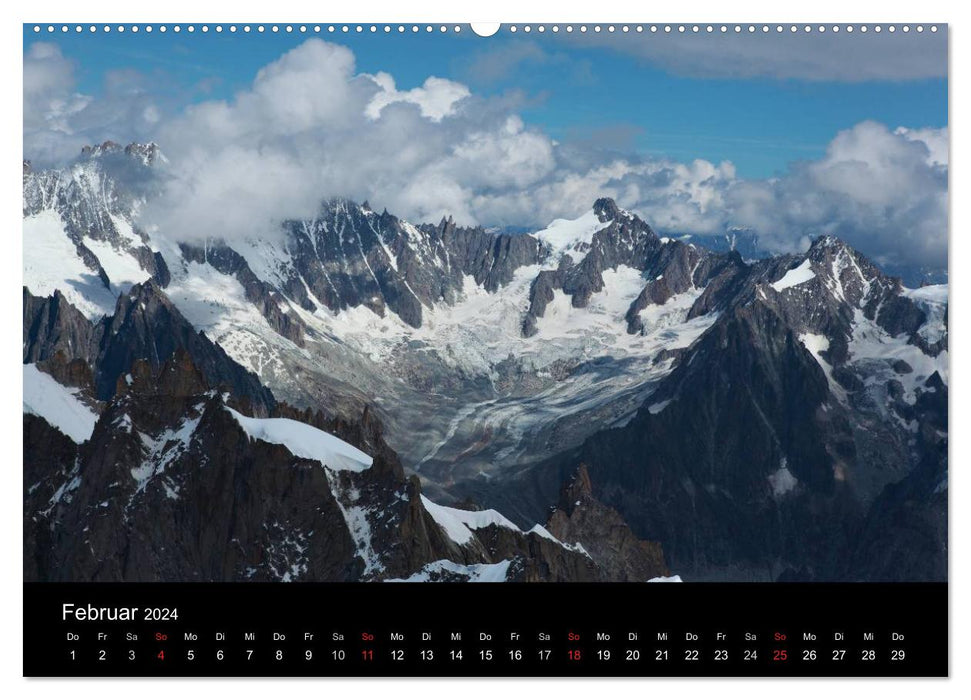 Alpine impressions, Switzerland/France region (CALVENDO Premium Wall Calendar 2024) 