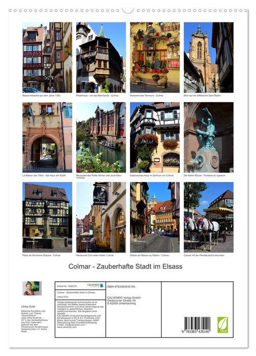 Colmar - Magical city in Alsace (CALVENDO Premium Wall Calendar 2024) 