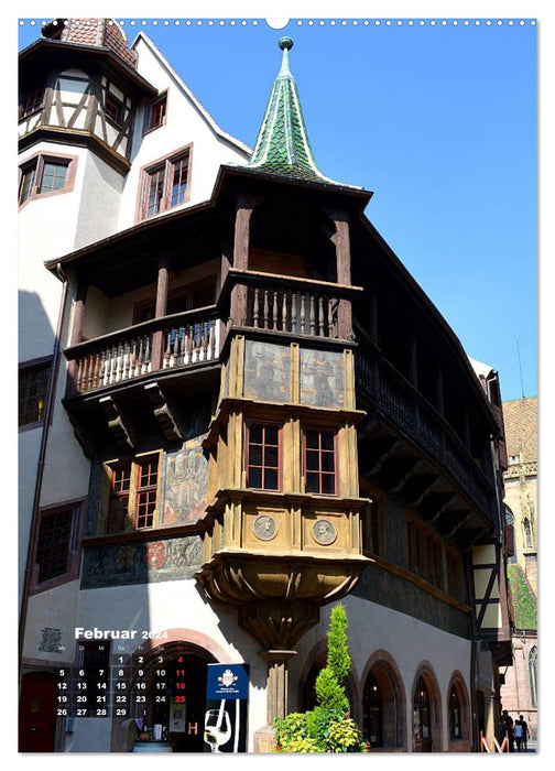 Colmar - Zauberhafte Stadt im Elsass (CALVENDO Premium Wandkalender 2024)