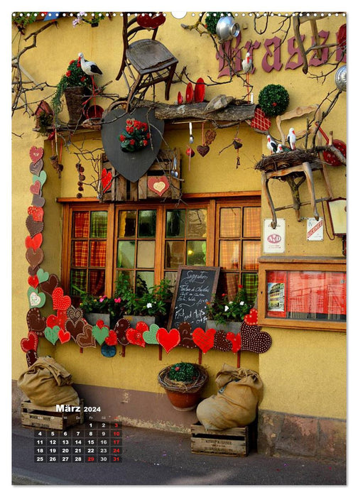 Colmar - Zauberhafte Stadt im Elsass (CALVENDO Premium Wandkalender 2024)
