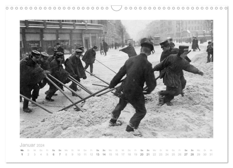 Cosmopolitan city Berlin around 1900 - photography by Haeckel / ullstein bild collection (CALVENDO wall calendar 2024) 