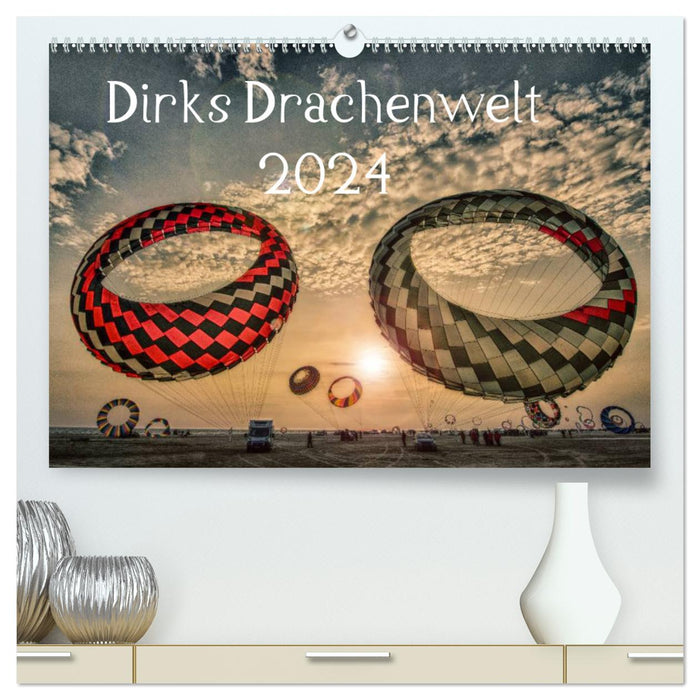 Dirk's Dragon World (CALVENDO Premium Wall Calendar 2024) 