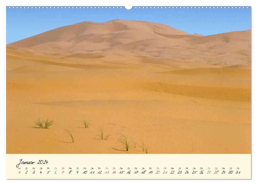 Sahara-Sand (CALVENDO Premium Wandkalender 2024)